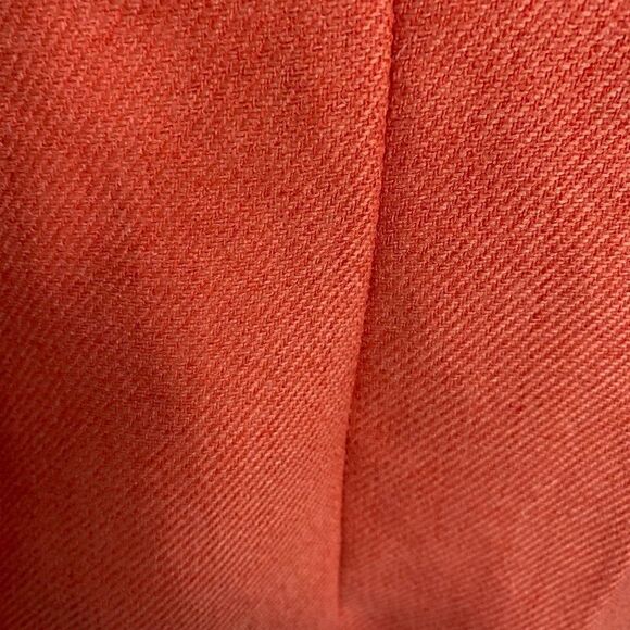 Vintage 70’s 80’s Orange Cap Sleeve Karin Stevens Petites Sheath Dress - Picture 6 of 12